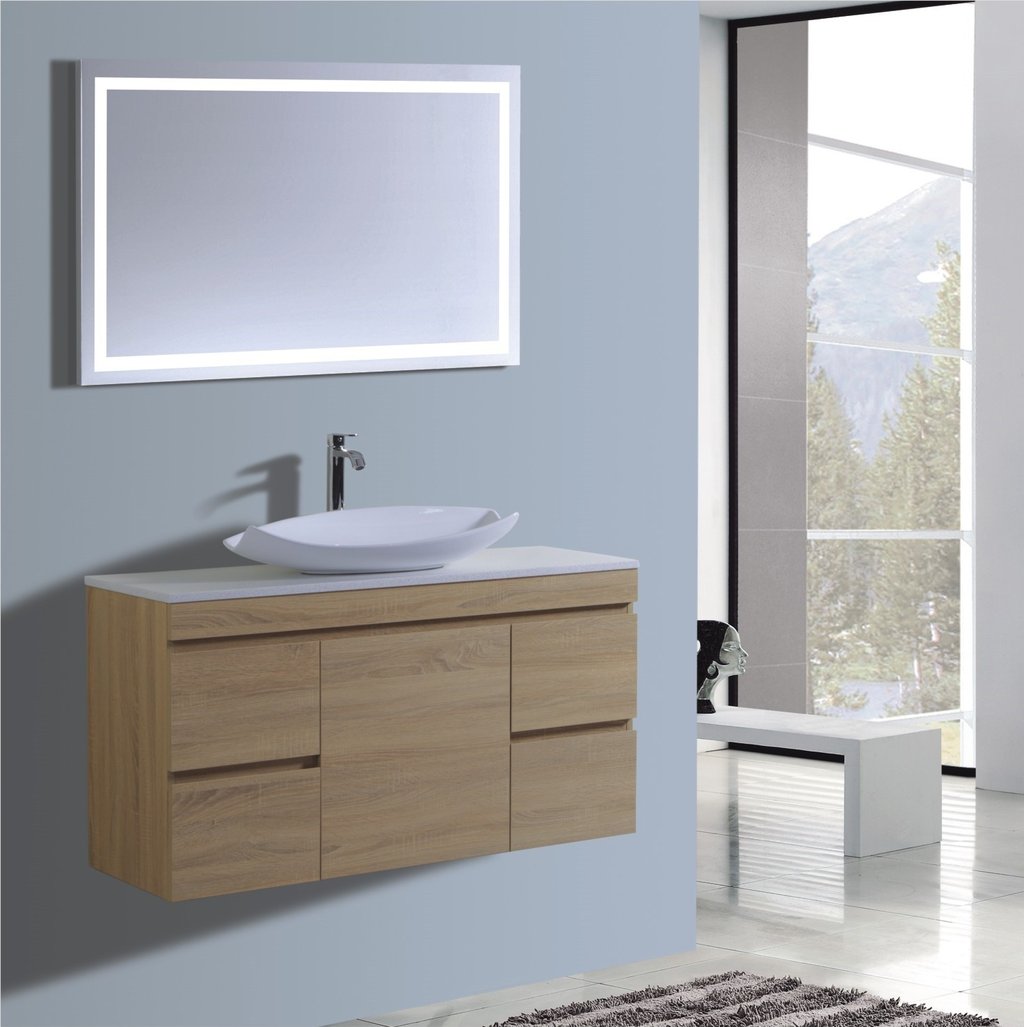 Vgm1200 Oak Wall Hung Bathroom Vanity